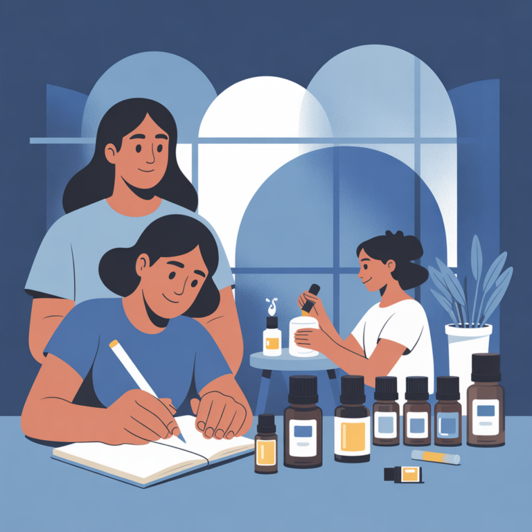 狀態整理的練習：把一週感受寫成精油筆記